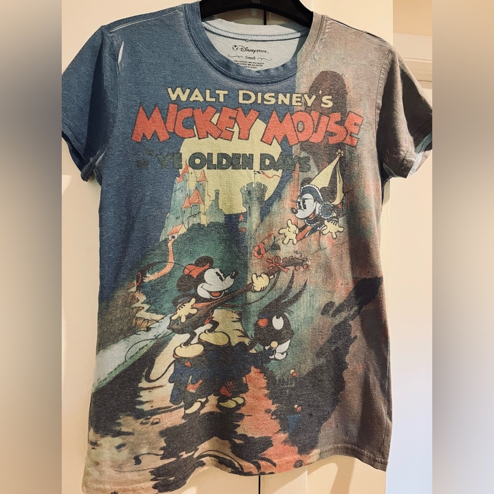 Disney Mickey Mouse Ye Olden Days T-Shirt - Multicolor